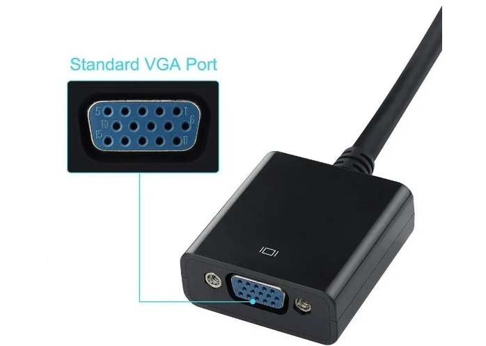 Cable Convertidor Adaptador DisplayPort A VGA Hembra